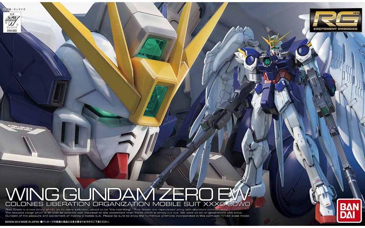 RG New Mobile Report Gundam W XXXG-00W0 Wing Gundam Zero EW 1/144